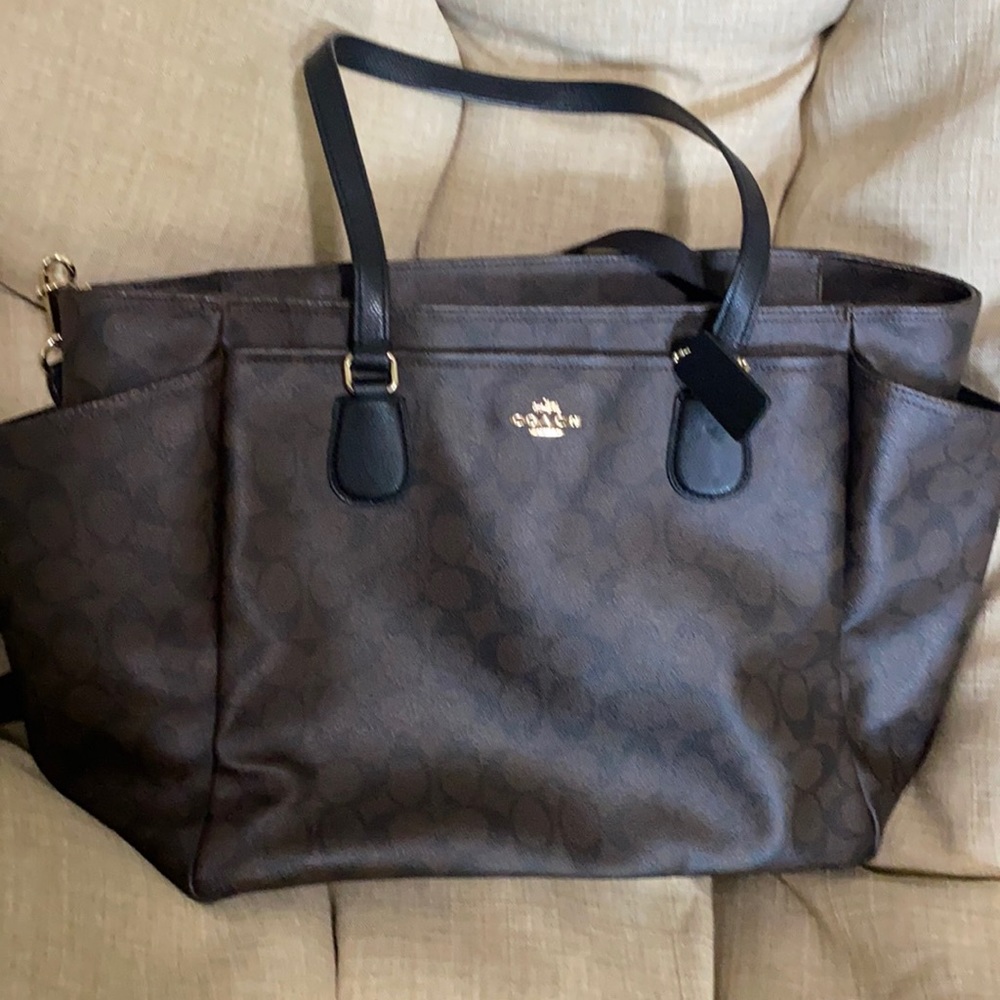 Coach travel or computer bag in like new condition